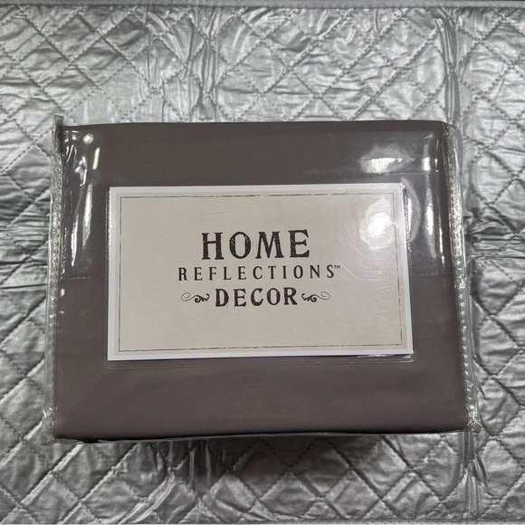 QVC | Bedding | Home Reflections Gray Decor Set | Poshmark